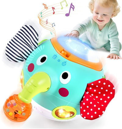 Fidtoy – Jouet interactif éléphant qui rampe et danse