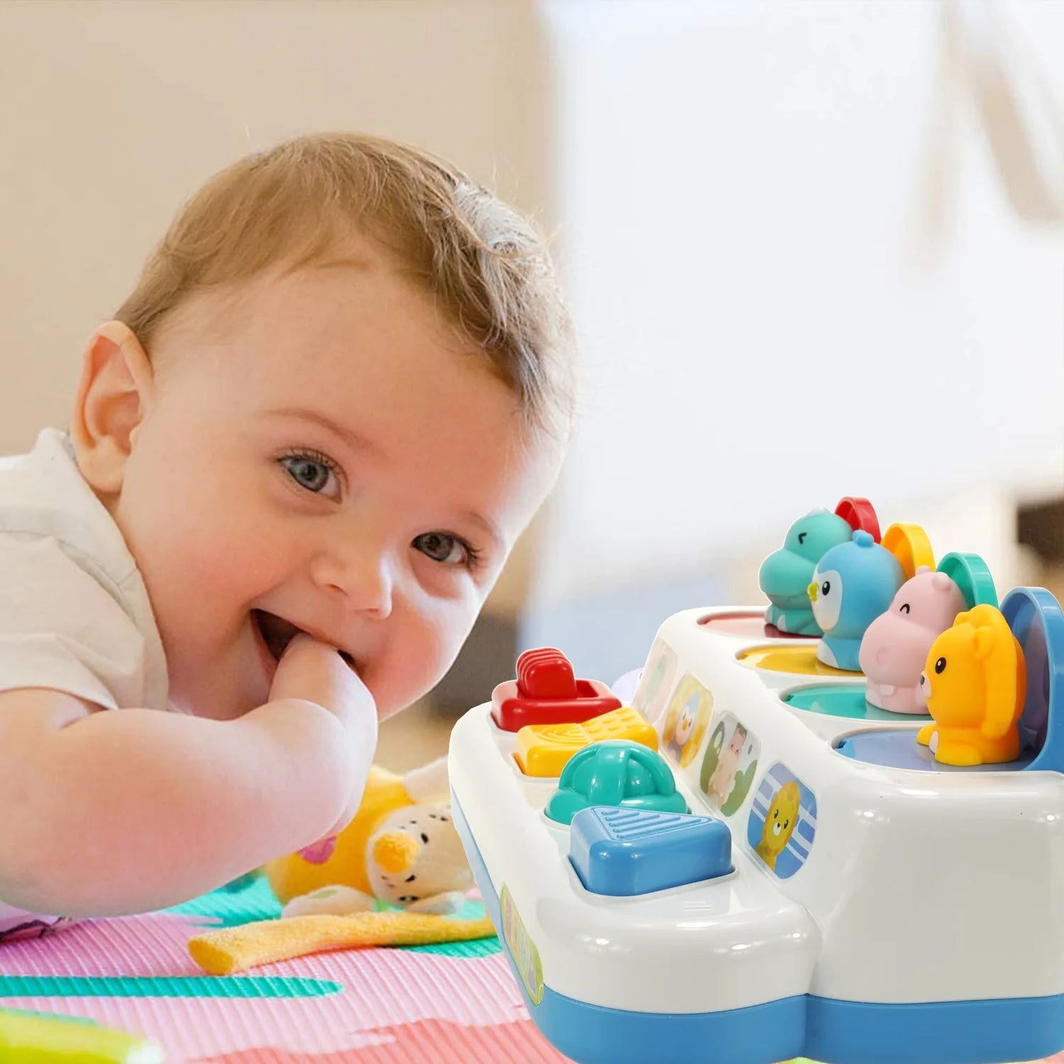 Baby Button Toy™ - Ploppend plezier - Babyspeelgoed