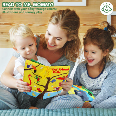Lot de 2 livres doux froissés Fidtoy pour bébés de 0 à 6 mois, jouet sensoriel