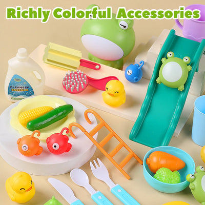 Fidtoy Fregadero de Juguete con Agua Corriente para Niños de 3+ años