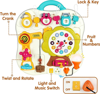 Fidtoy Baby Busy Board Interrupteur Musical Jouet Montessori