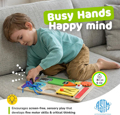 Tableau d'activités Montessori Fidtoy pour tout-petits