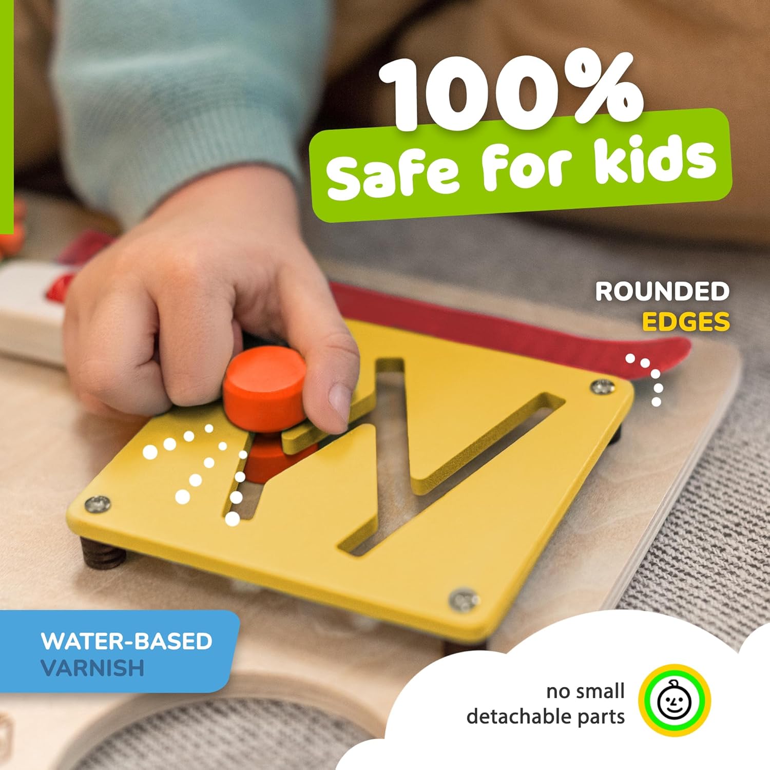 Tableau d'activités Montessori Fidtoy pour tout-petits