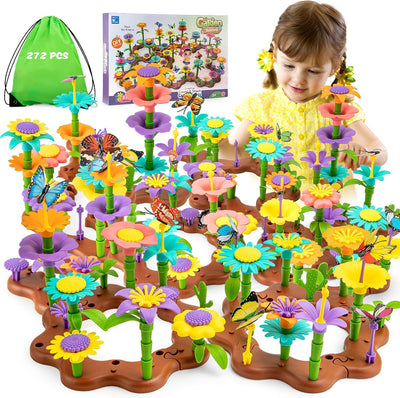 Juego de Construcción Jardín de Flores