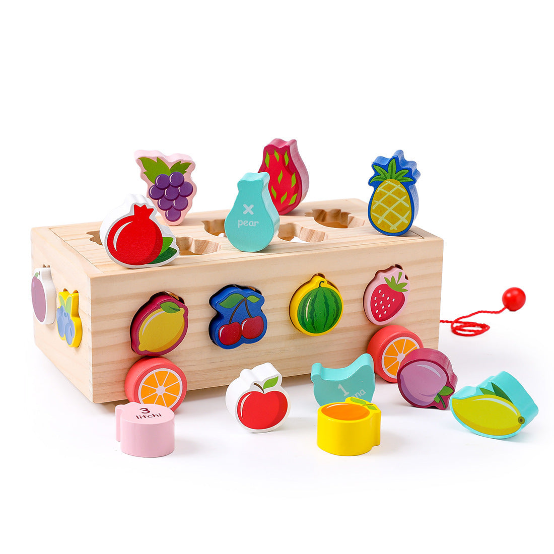Juguetes de rompecabezas de madera multifuncionales para educación temprana para niños | Aprendizaje y juego sensorial amigables con el autismo