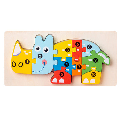 Fidtoy Wooden Shape Matching Puzzle for Toddler Learning Autism Kids Quiet Time Toy Montessori Puzzle Educational Toy Fine Motor Skills Game
