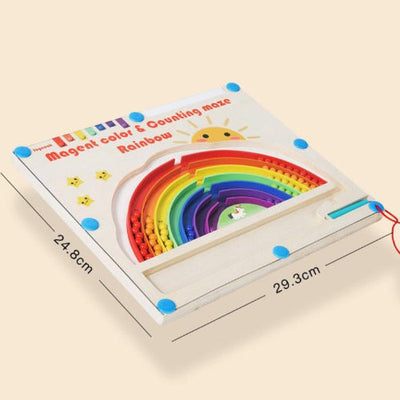 Tableau magnétique arc-en-ciel – Pensée critique et motricité fine