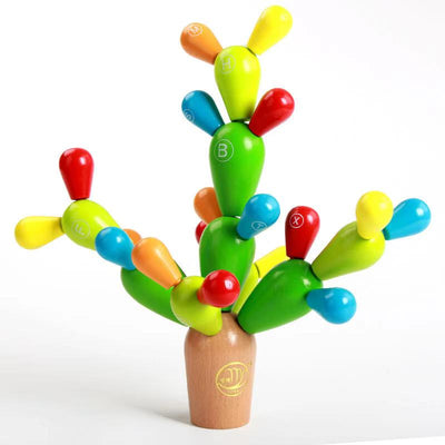 Cactus de letras de madera - Juguetes de motricidad fina
