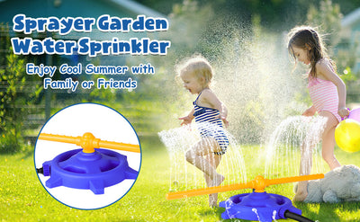 Rociadores de agua para actividades al aire libre en el patio, juguete de verano para niños, rociadores de agua para jardín y césped, juguetes de agua para niños y niñas, juego para el patio trasero