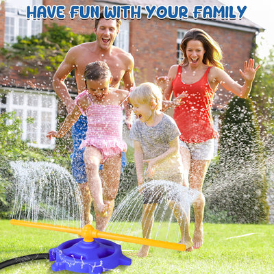 Rociadores de agua para actividades al aire libre en el patio, juguete de verano para niños, rociadores de agua para jardín y césped, juguetes de agua para niños y niñas, juego para el patio trasero