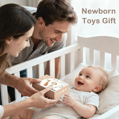 Juego de sonajeros y mordedores para bebés de 0 a 6 meses