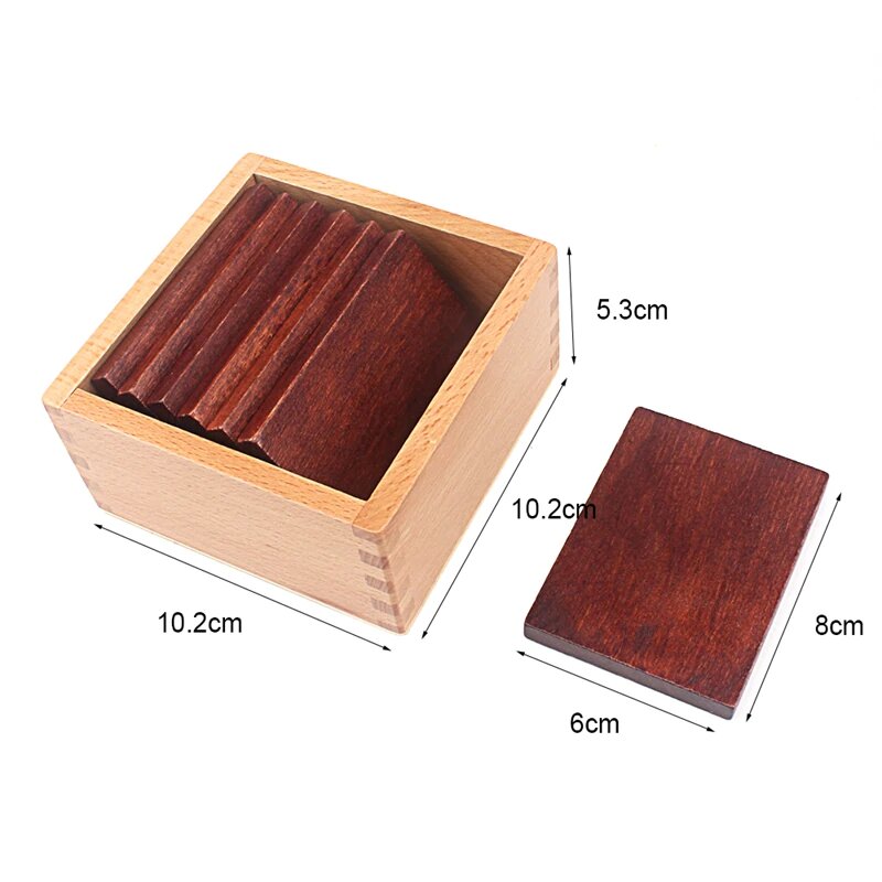 Fidtoy Barres Baric Tablettes Montessori Jouet Sensoriel en Bois