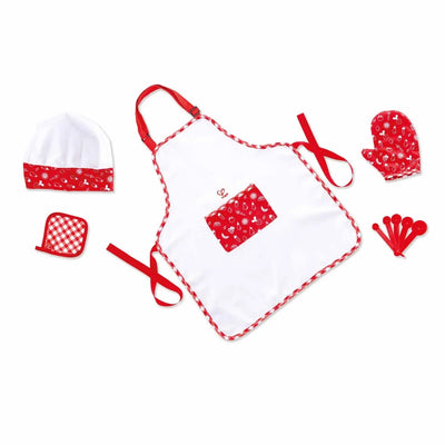 Fidtoy Kids Chef Costume Set - Traje de Chef para Niños con Accesorios para Juego de Rol