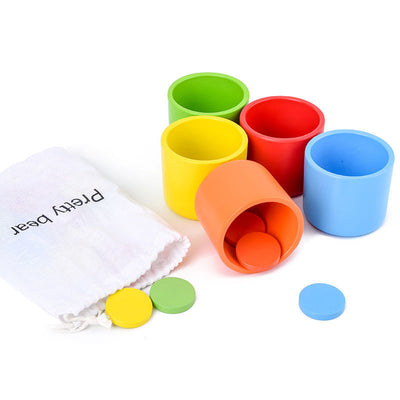 Gobelets d'apprentissage des couleurs Montessori - Meilleurs jouets Montessori