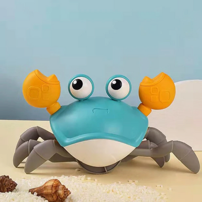 Jouet interactif rampant Fidtoy pour bébé avec lumières, musique, rechargeable par USB, pour le temps sur le ventre