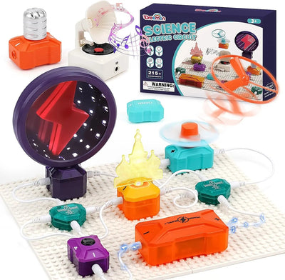 Electric Circuit STEM Kit with 215+ Experiments for Kids