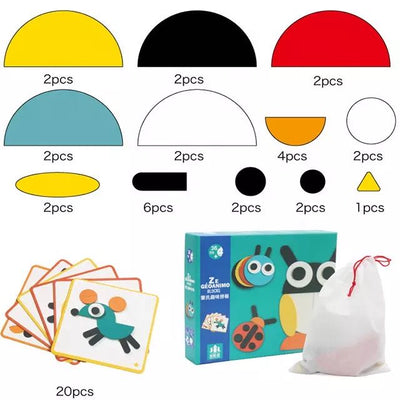 Blocs Geoanimo - Jouets de motricité fine