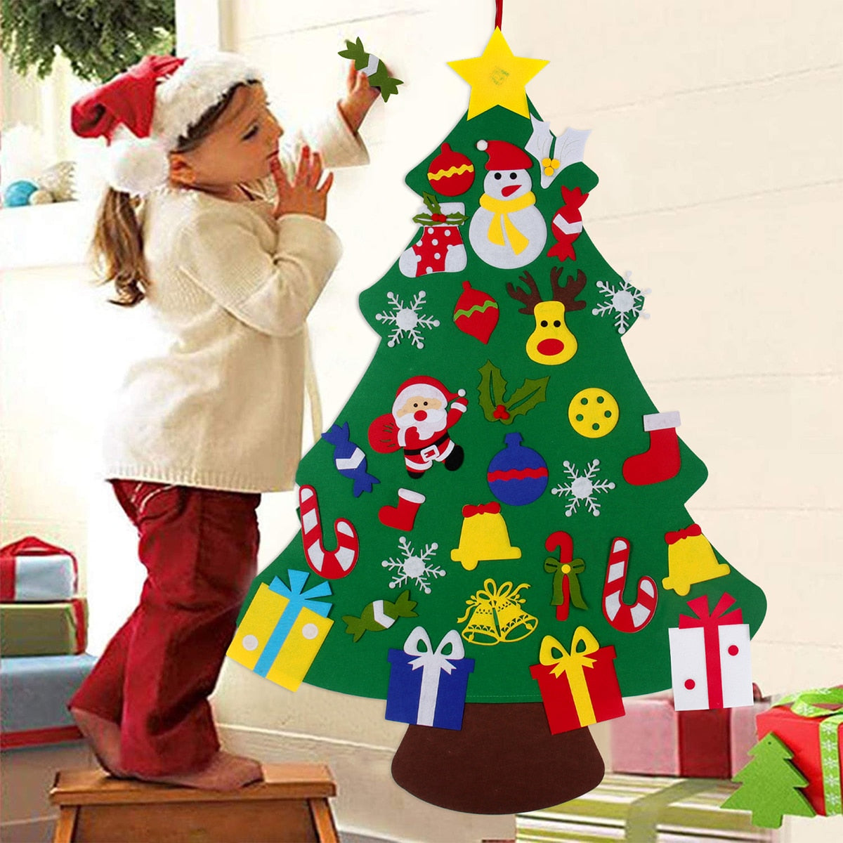 Sapin de Noël en feutre