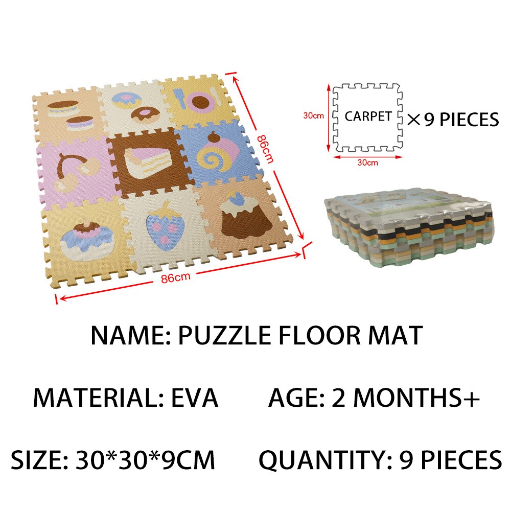 Foam Animal Puzzle Learning Floor Mat