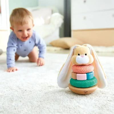 Fidtoy Bunny Stacking Toy Baby Sensory Learning Rings Toy