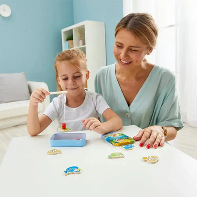 Jeu de pêche magnétique Fidtoy pour enfants, apprentissage des chiffres