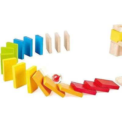 Fidtoy DIY Marble Run Race Track Toy 81 Piece STEM Building Set