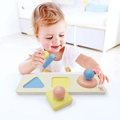 Jouet Fidtoy Montessori Puzzle Miroir Formes pour Bébés 10M+