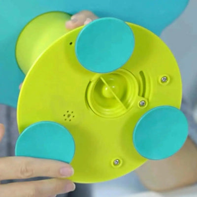 Juguete de baño con fuente de ballena musical Fidtoy para que los niños pequeños jueguen con agua
