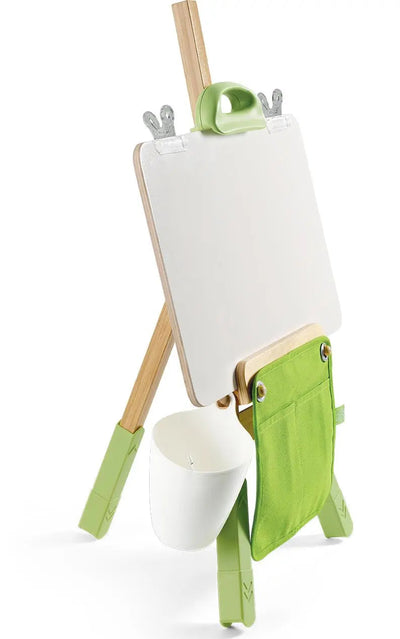 Fidtoy Set de Caballete de Bambú para Niños, Soporte de Dibujo Portátil