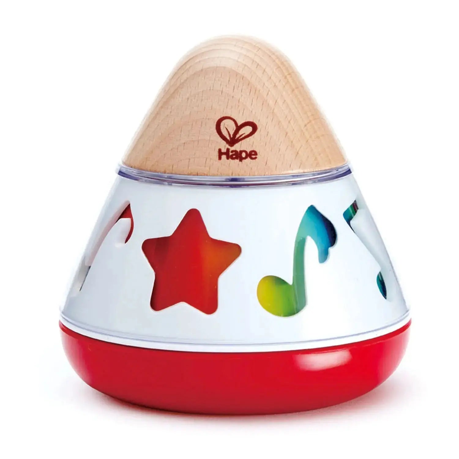 Fidtoy Juguete Caja de Música Giratoria de Madera para Bebés 0M+