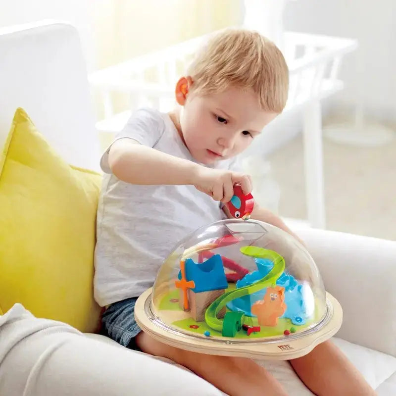 Fidtoy Juguete de Cúpula de Aventura con Laberinto Magnético 3D para Niños Pequeños de 2 Años en Adelante