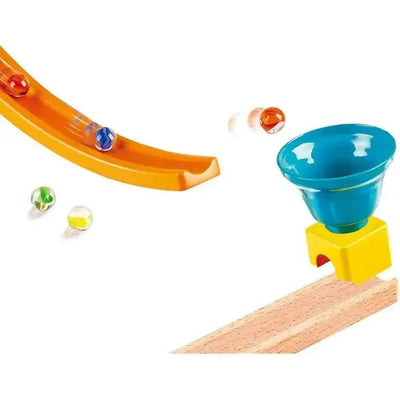Fidtoy Marble Run DIY Race Track Set Building Toy for Kids 3+