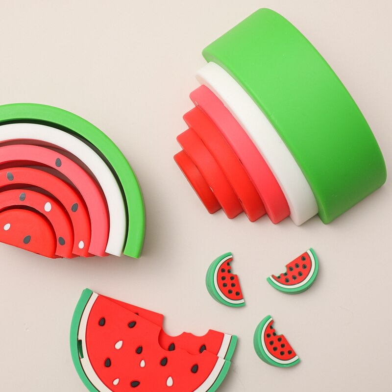 Pastèque empilable en silicone (petite)