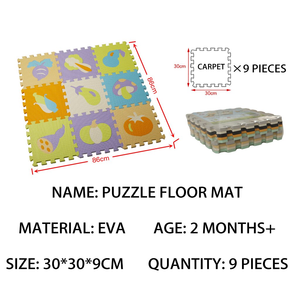 Foam Animal Puzzle Learning Floor Mat