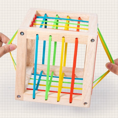 Caja de formas de madera - El mejor juguete para desarrollar la motricidad fina