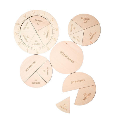 Rompecabezas de Reloj de Madera - Los Mejores Juguetes Matemáticos