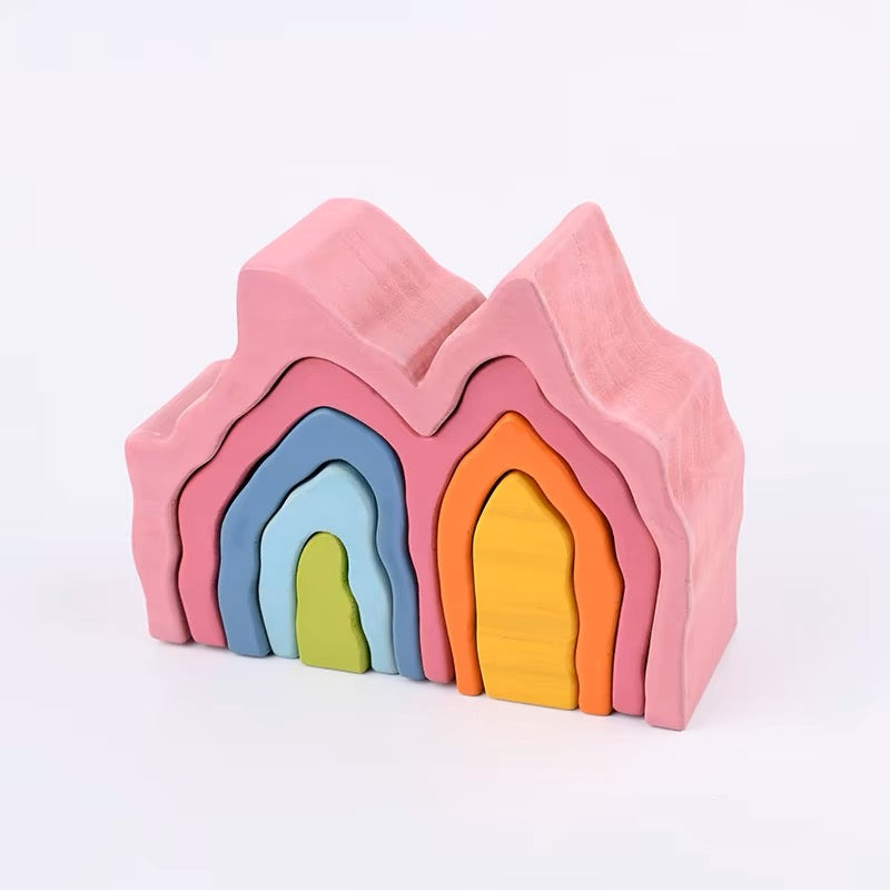 Décoration de Salle de Jeux en Bois à Empiler Récif Coralien de la Grande Barrière