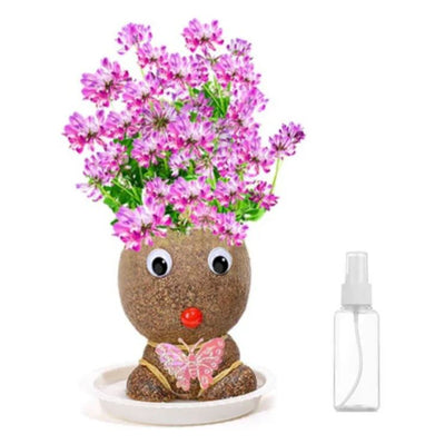 Muñeca de Planta de Interior con Flores