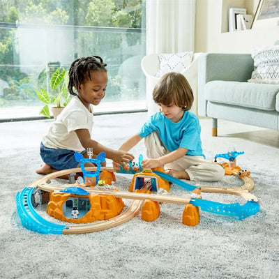 Fidtoy Space Train Set Toy Mars Railway Exploration Playset