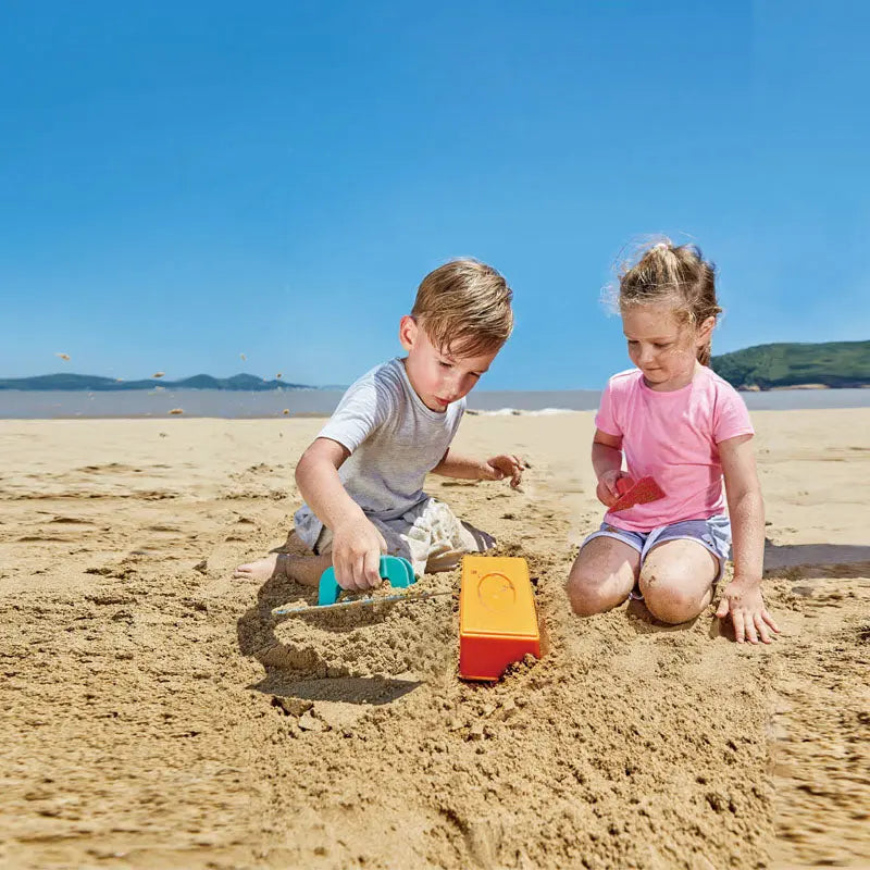 Juego de juguetes Fidtoy para construir castillos de arena, kit de juego de arena para playa