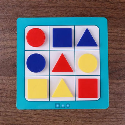 Fidtoy Meta-Forms Smart Puzzle 80 Level Geometric Logic Game for Kids Adults and Family Brain Play