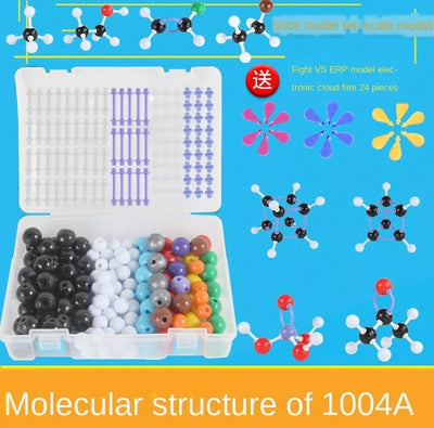 Fidtoy 259 Piece Molecular Chemistry Model Set for Students Organic Inorganic STEM Learning Kit Age 6+