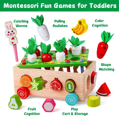Juego Montessori Cosecha de la Granja