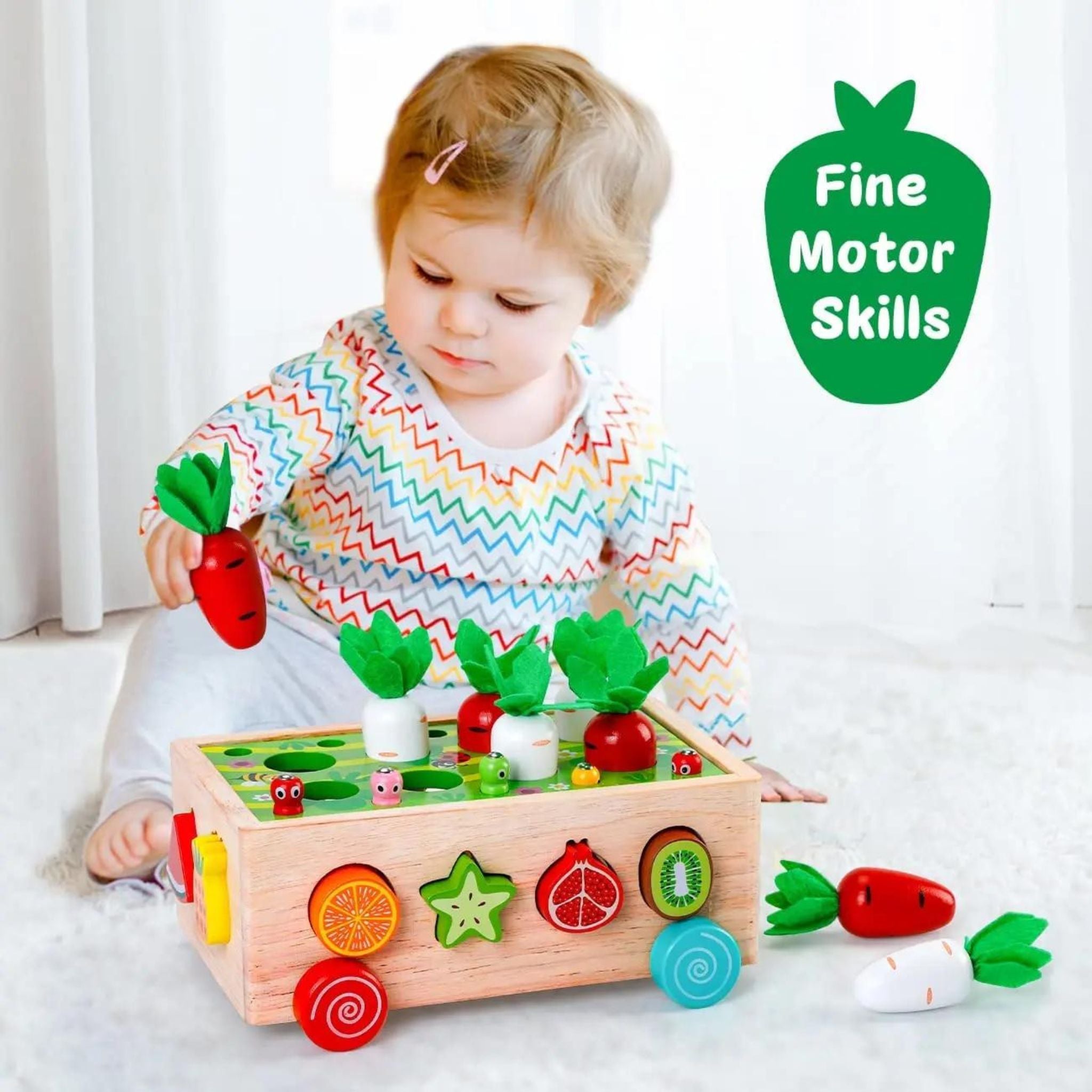 Juego Montessori Cosecha de la Granja