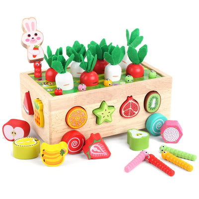 Juego Montessori Cosecha de la Granja
