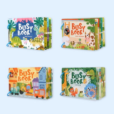 Livre d'activités Montessori Fidtoy pour tout-petits Apprentissage interactif Alphabet