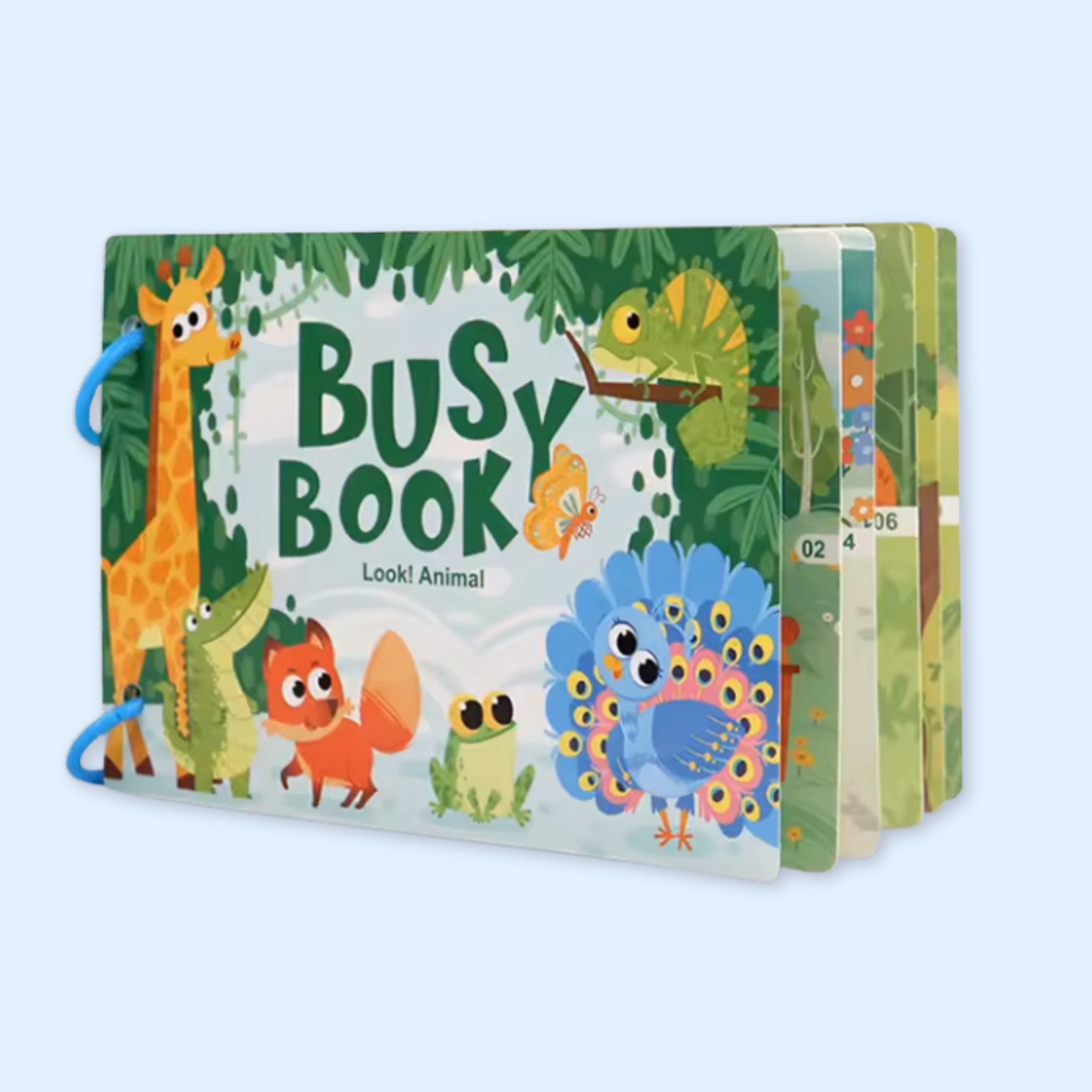 Livre d'activités Montessori Fidtoy pour tout-petits Apprentissage interactif Alphabet
