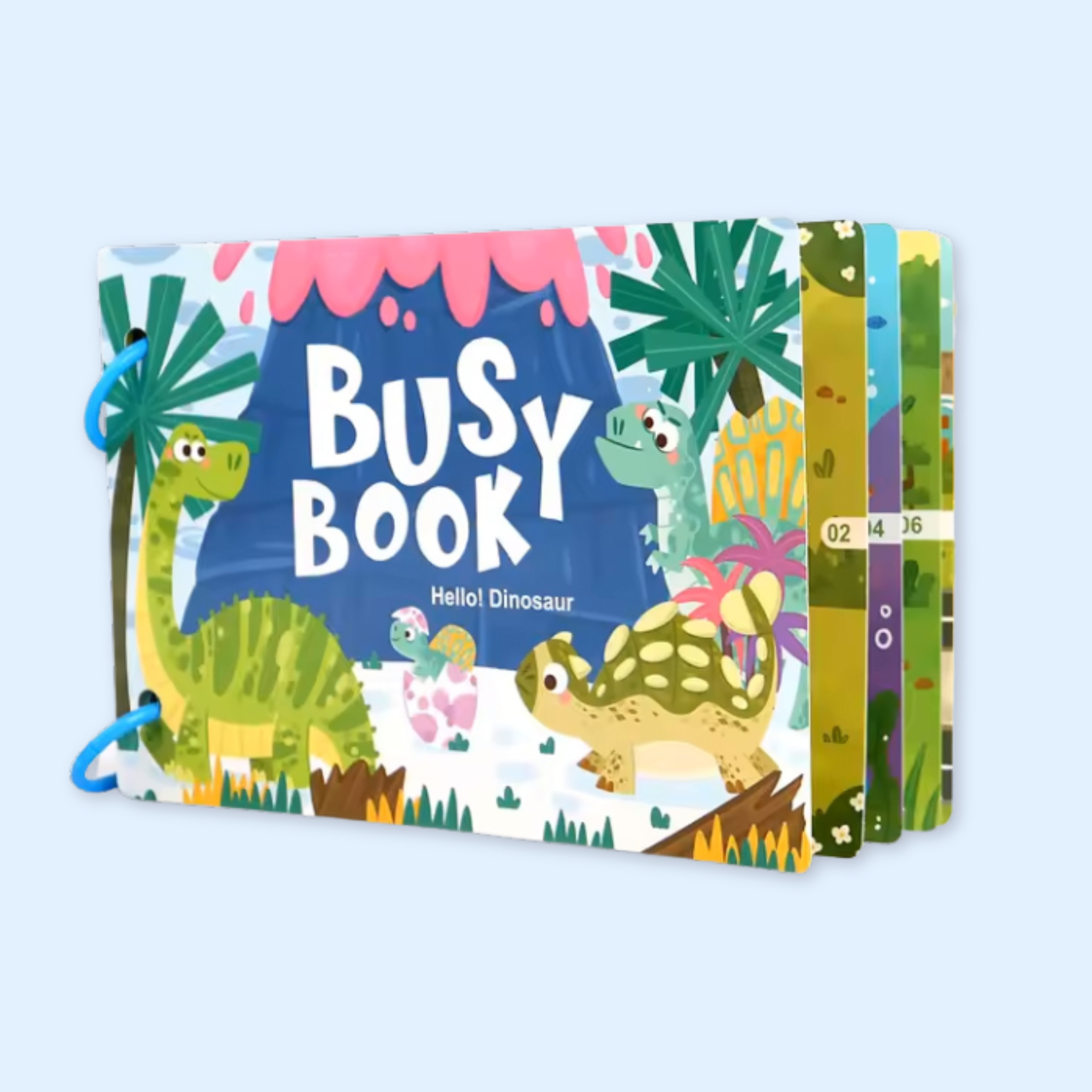 Livre d'activités Montessori Fidtoy pour tout-petits Apprentissage interactif Alphabet