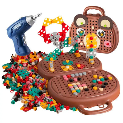 Juego de herramientas de montaje y reparación Montessori