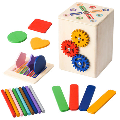 Coffret de jeu Montessori de tri d'objets pour tout-petits
